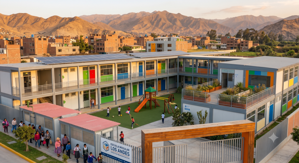 escuela modular en arequipa peru